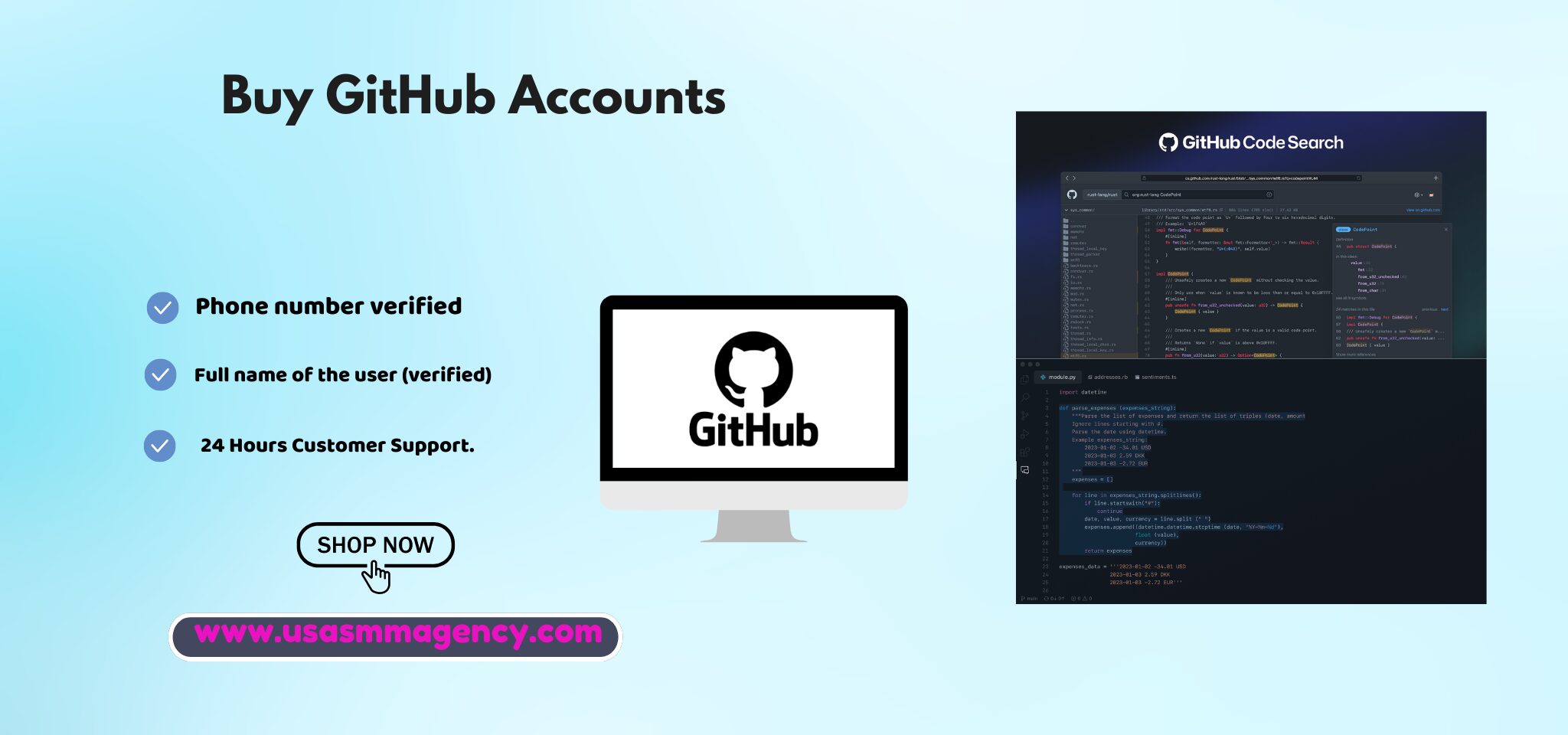 Buy GitHub Accounts