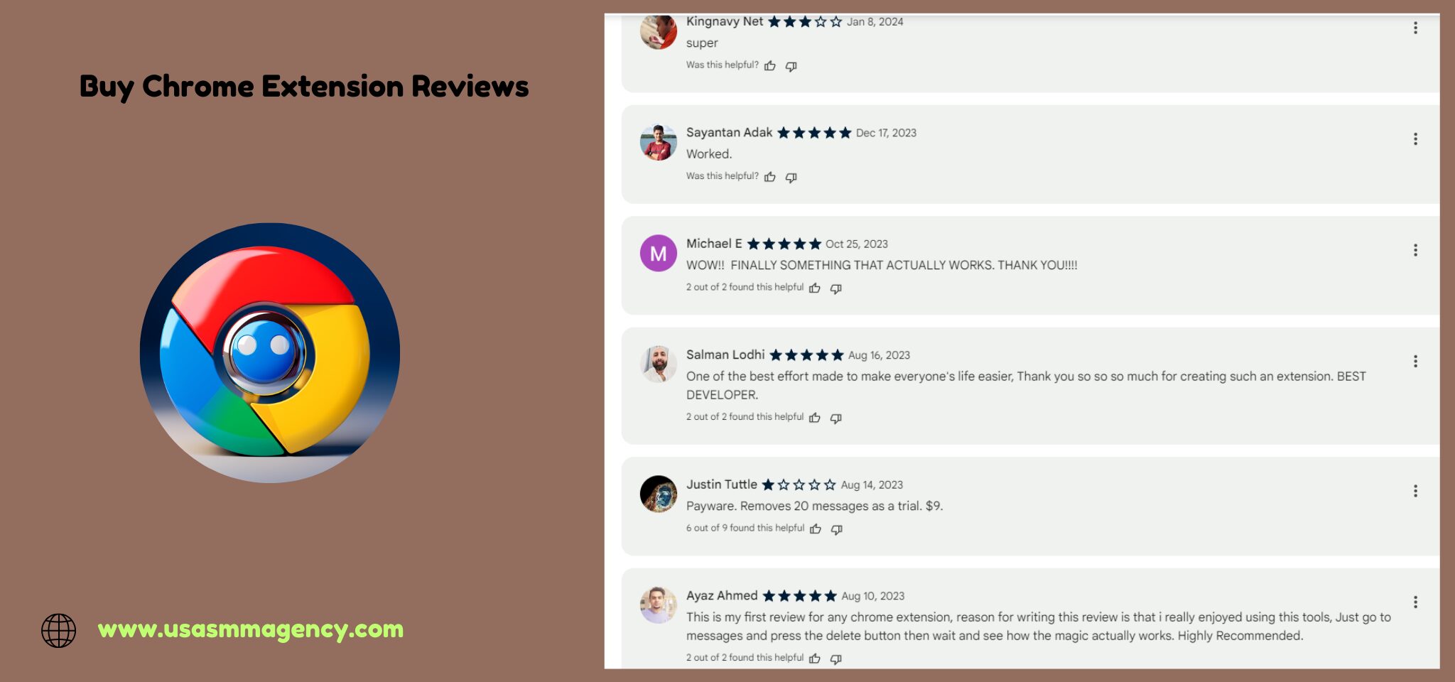 Buy Chrome Extension Reviews 